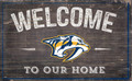 Nashville Predators 11" x 19" Welcome to Our Home Sign
