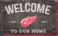 Detroit Red Wings 11" x 19" Welcome to Our Home Sign