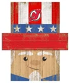 New Jersey Devils 19" x 16" Patriotic Head