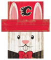 Calgary Flames 19" x 16" Easter Bunny Head
