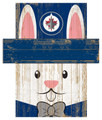 Winnipeg Jets 19" x 16" Easter Bunny Head