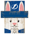 Tampa Bay Lightning 19" x 16" Easter Bunny Head