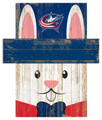 Columbus Blue Jackets 6" x 5" Easter Bunny Head