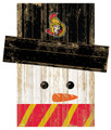 Ottawa Senators 6" x 5" Snowman Head