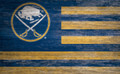 Buffalo Sabres 11" x 19" Distressed Flag Sign