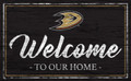 Anaheim Ducks Team Color Welcome Sign