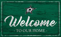Dallas Stars Team Color Welcome Sign
