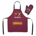 Washington Commanders Personalized Apron & BBQ Mitt Set