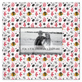 Chicago Blackhawks Floral Pattern 10" x 10" Picture Frame