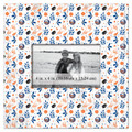New York Islanders Floral Pattern 10" x 10" Picture Frame