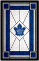 Toronto Maple Leafs 11" x 19" Stained Glass Sign