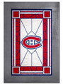 Montreal Canadiens Stained Glass with Frame