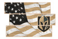 Vegas Golden Knights Flag 3 Plank Sign