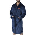 Denver Broncos Rollout Navy Men's Silk Touch Robe