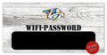 Nashville Predators 6" x 12" Wifi Password Sign