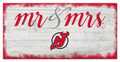New Jersey Devils Script Mr. & Mrs. Sign