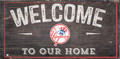 New York Yankees 6" x 12" Welcome Sign