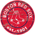 Boston Red Sox Distressed Round Sign
