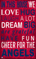Los Angeles Angels In This House Sign