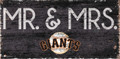 San Francisco Giants 6" x 12" Mr. & Mrs. Sign