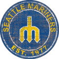 Seattle Mariners 24" Heritage Logo Round Sign