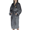 Pittsburgh Penguins Personalized Charcoal Women's Silk Touch Robe