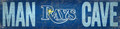 Tampa Bay Rays 6" x 24" Man Cave Sign