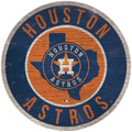 Houston Astros 12" Circle with State Sign