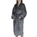 Boston Bruins 100th Anniversary Charcoal Women's Silk Touch Robe