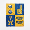 Buffalo Sabres 40" x 50" Domino Swaddle Blanket