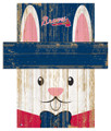 Atlanta Braves 6" x 5" Easter Bunny Head