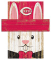 Cincinnati Reds 6" x 5" Easter Bunny Head