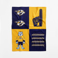 Nashville Predators 40" x 50" Domino Swaddle Blanket