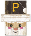 Pittsburgh Pirates Santa Head Sign