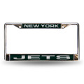 New York Jets Laser Chrome License Plate Frame