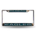 Philadelphia Eagles Laser Chrome License Plate Frame Rico