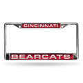 Cincinnati Bearcats Laser Chrome License Plate Frame