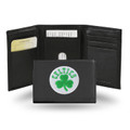Boston Celtics Embroidered Leather Tri-Fold Wallet