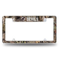 New Jersey Devils Mossy Oak Camo Chrome License Plate Frame