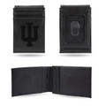 Indiana Hoosiers Black Laser Engraved Front Pocket Wallet
