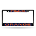 Syracuse Orange Laser Black License Plate Frame