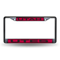 Utah Utes Black Laser License Plate Frame