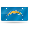 LA Chargers Laser Cut License Plate