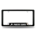 Phoenix Suns Carbon Fiber Chrome License Plate Frame