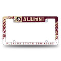 Florida State Seminoles Alumni All Over Chrome License Plate Frame