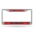 Illinois State Redbirds Bling Chrome License Plate Frame