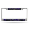 Washington Huskies Bling Chrome License Plate Frame