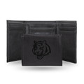 Cincinnati Bengals Laser Engraved Black Trifold Wallet