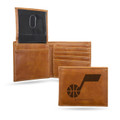 Utah Jazz Brown Laser Engraved Billfold Wallet