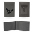 Houston Texans Gray Laser Engraved Front Pocket Wallet